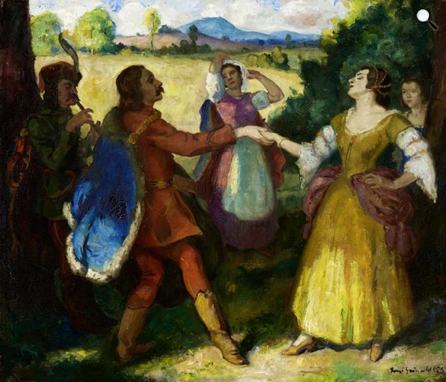 Iványi-Grünwald Béla: Tánc, 1925 körül (Fotó: BÁV)