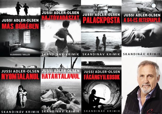 Jussi Adler-Olsen - könyvek, Animus Kiadó (Fotó: Cultura.hu)