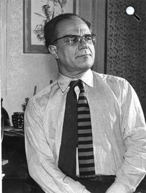 Kassowitz Félix (Kasso) (1907-1983) grafikus, karikaturista (Fotó: lyonker.hu)