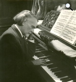 Kodály Zoltán (1882-1967), zeneszerző, zenetudós (Fotó: Gink Károly / fotomuveszet.net)
