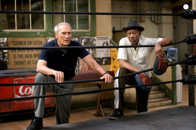 Millió dolláros bébi - Clint Eastwood és Morgan Freeman, 2005 (Fotó: listal.com)