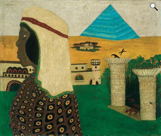 Mokry-Mészáros Dezső: Egyiptomi emlék (Fotó:  Virág Judit Galéria)