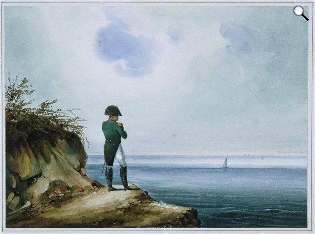 Francois-Joseph Sandmann: Napóleon Szent Ilona szigetén (Fotó: Wikipédia)