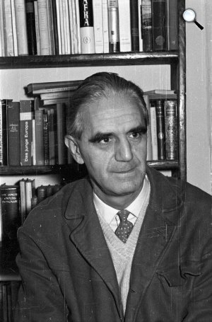 Ottlik Géza (1912-1990) író, 1963 (Fotó: Fortepan)
