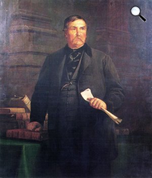 Székely Bertalan: Deák Ferenc portréja, 1869 (Fotó: MNG)