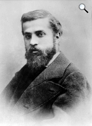 Antoni Gaudi (1852-1926) építész, 1878 (Fotó: barcelona.de)