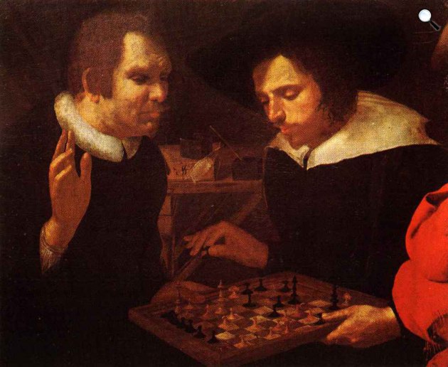 Karel van Mander: Ben Jonson és William Shakespeare sakkozik, 1604 (Fotó: themarlowestudies.org)