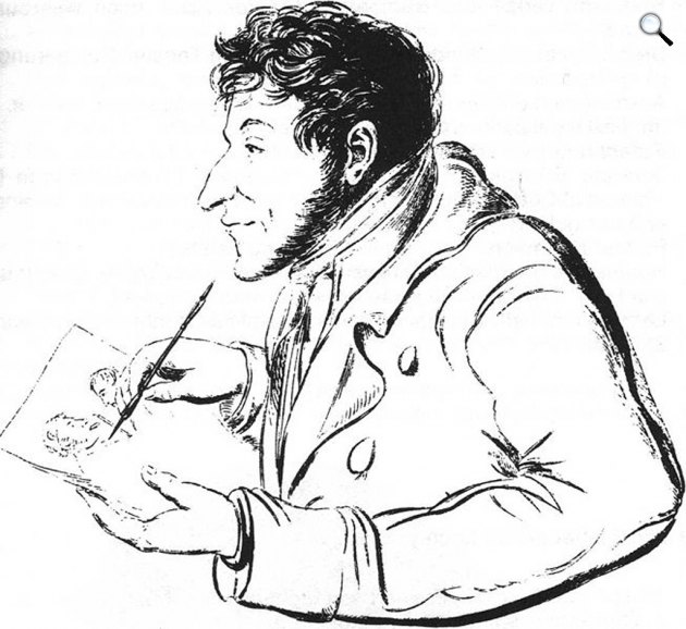 E. T. A. Hoffmann: Önarckép (Fotó: Wikipédia)