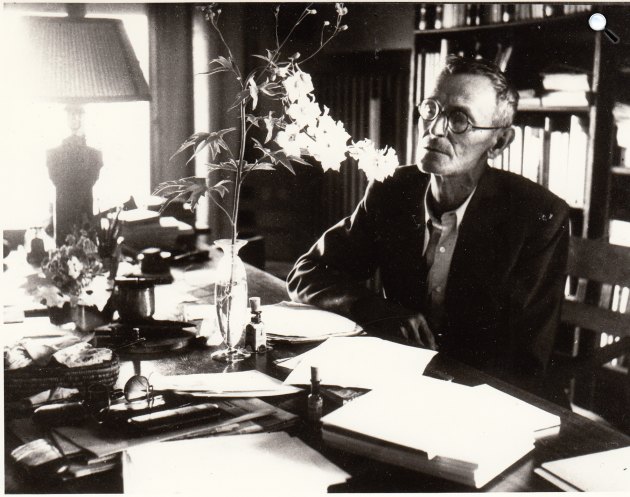 Hermann Hesse (1877-1962) Nobel-díjas író, 1952 (Fotó: babelio.com)