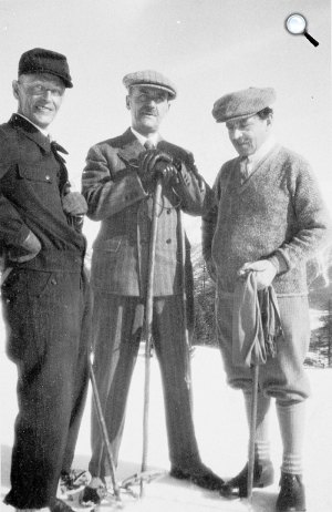 Hermann Hesse, Thomas Mann és Jakob Wassermann, Svájc, Alpok, 1931 (Fotó: babelio.com)