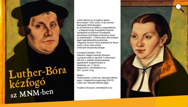 Luther-Bóra kézfogó az MNM-ben (Fotó: MNM)