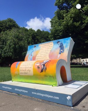 Sitting with Jane - Jane Austen-pad, Hampshire, Nagy Britannia (Fotó: sittingwithjane.com)