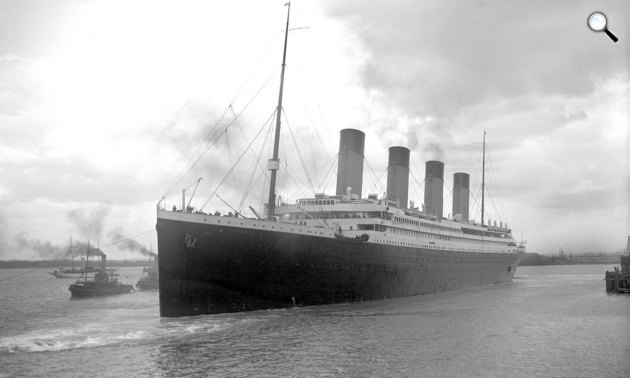 Titanic, indulása napján, 1912. április 10. (Fotó: Wikipédia)