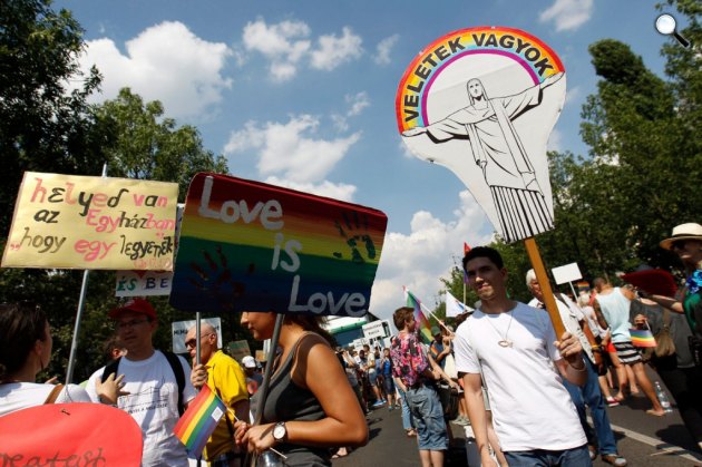 Budapest Pride Fesztivál (MTI Fotó: Szigetváry Zsolt)