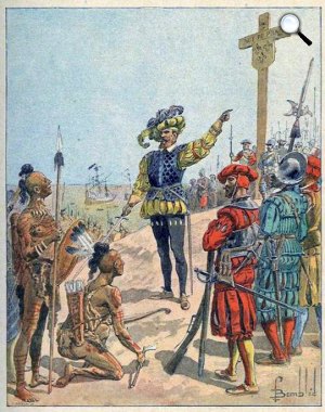  Jacques Cartier francia felfedező, Kanada névadója Kanada parján (Fotó: reference.com)