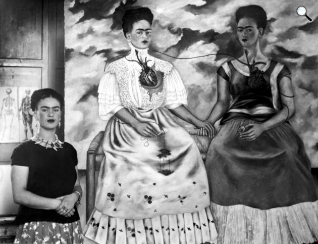Frida Kahlo: A két Frida, 1939 (Fotó: fridakahlo.org)