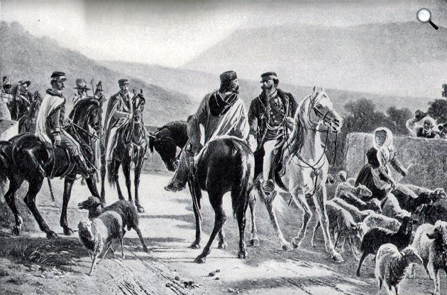 Giuseppe Garibaldi és II. Victor Emmanuel találklozása (Fotó: Wikipédia)