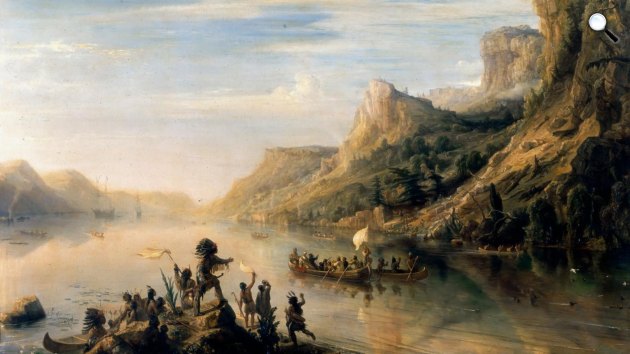 Jacques Cartier felfedező Kanada partjánál (Fotó: reference.com)
