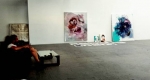 Nikolas Antoniou festménye (Fotó: Budapest Art Factory / Facebook)