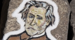 Giuseppe Verdi (1813-1901) zeneszerző egy kőfestményen (Fotó: pixabay.com)