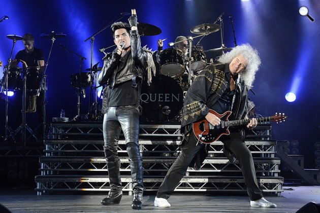 Queen (Roger Taylor és Brian May) és Adam Lambert (Fotó: brianmay.com)