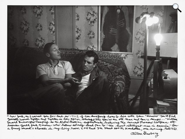 William S. Burroughs és Jack Kerouac, New York, 1953 (Fotó: Allen Ginsberg / babelio.com)