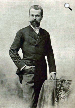 Zala György (1858-1937) szobrászművész (Fotó: Halácsy / OSZK)