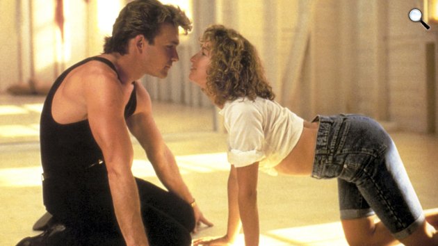 Dirty Dancing - Piszkos tánc - Patrick Swayze és Jennifer Grey, 1987 (Fotó: listal.com)