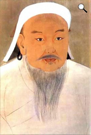 Dzsingisz kán (ur. 1206-1227) hadvezér (Fotó: Taipei Nemzeti Museum / Wikipédia)