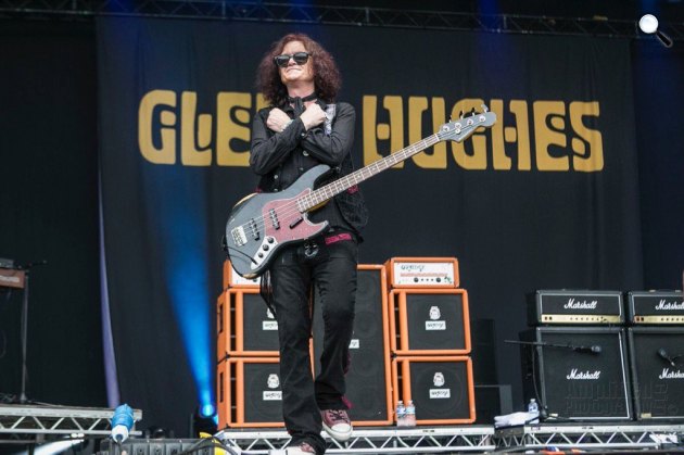 Glenn Hughes, a Deep Purple együttes egykori énekese és basszusgitárosa, 2017 (Fotó: glennhughes.com)