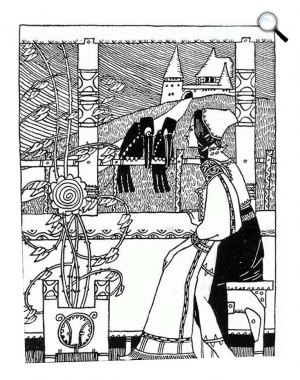 Kós Károly: Atila királról ének, 1909 (Fotó: OSZK)