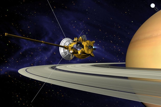 A Szaturnusz bolygó felé halad a Cassini űrszonda a Cassini űrszonda (Fotó: NASA)