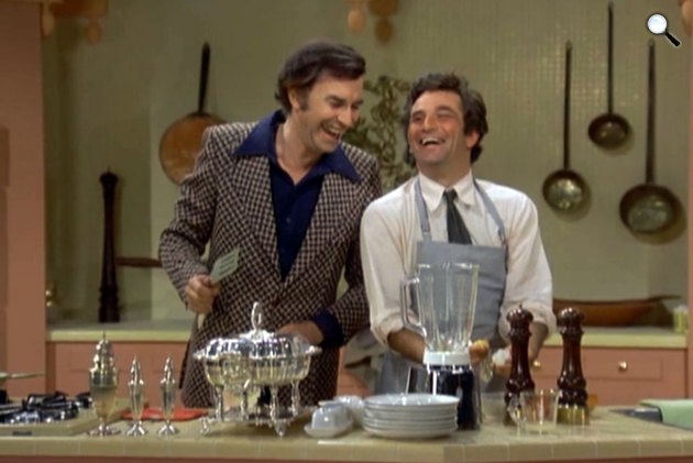Columbo: Double Shock - Martin Landau és Peter Falk, 1973 (Fotó: listal.com)