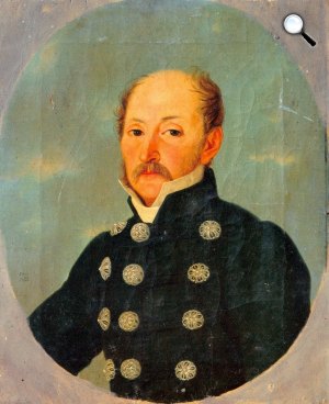 Kisfaludy Sándor (1772-1844) költő, császári katonatiszt, 1828 (Fotó: OSZK)