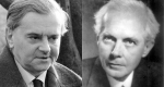 Weöres Sándor (1913-1989) költő, műfordító - Bartók Béla (1881-1945) zeneszerző (Fotó: OSZK, cultura.hu)