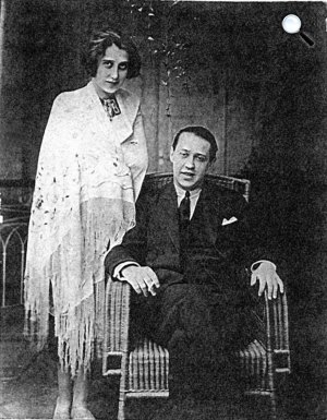 Márai Sándor író és felesége, Matzner Lola (Fotó: PIM)