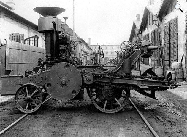 Mechwart-féle forgóeke, gyártó: Ganz 1892 (Fotó: Wikipédia)