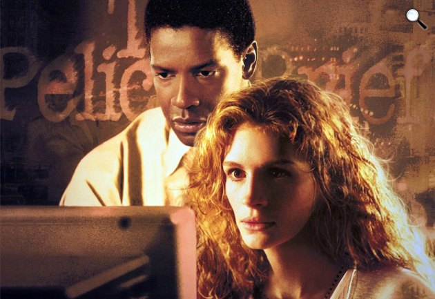 A Pelikán ügyirat - Denzel Washington és Julia Roberts, 1993 (Fotó: InterCom​)