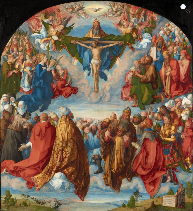 Albrecht Dürer: Mindenszentek (Allerheiligenbild), 1511 (Fotó: Wikiart)