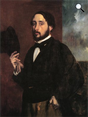 Edgar Degas (1834–1917): Önarckép, 1863 (Fotó: Wikiart)