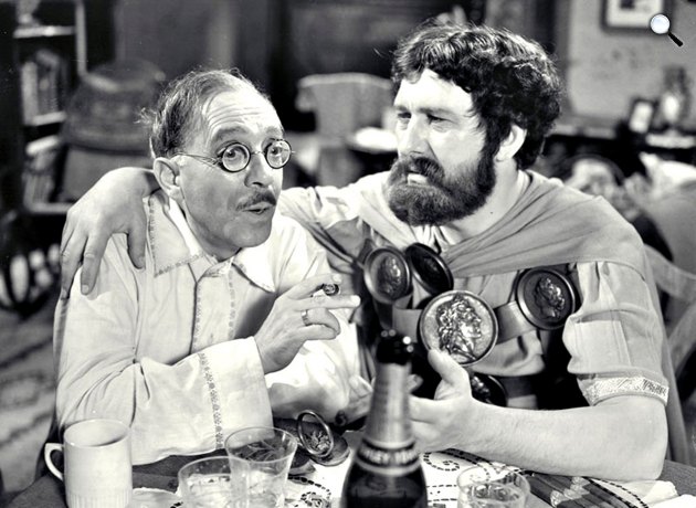 R: Fábri Zoltán: Hannibál tanár úr - Szabó Ernő és Bessenyei Ferenc, 1957 (Fotó: mediaklikk.hu)