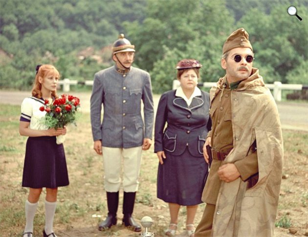 R..: Fábri Zoltán: Isten hozta, őrnagy úr! - Venczel Vera, Sinkovits Imre, Latinovits Zoltán, Fónay Márta, 1969 (Fotó: mediaklikk.hu)