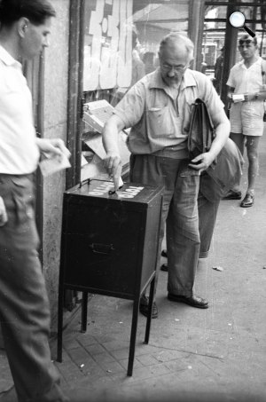 Totó - Lottó, Budapest (Fotó: Fortepan) 