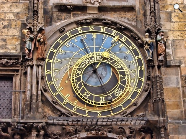 Orloj óra Prágában az Óvárosi téren, Csehország (Fotó: pixabay.com)