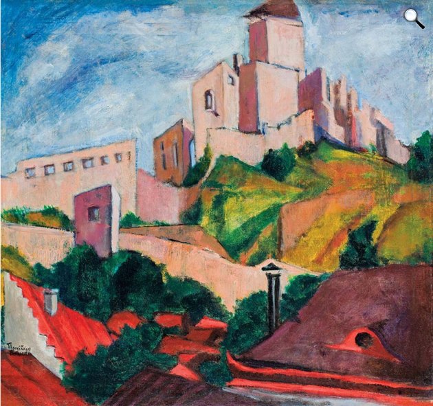 Tihanyi Lajos: Trencséni vár, 1912 (Fotó:  Virág Judit Galéria)