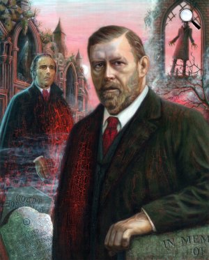 Bram Stoker (1912-1847) író (Fotó: Nikolas Pasternak)
