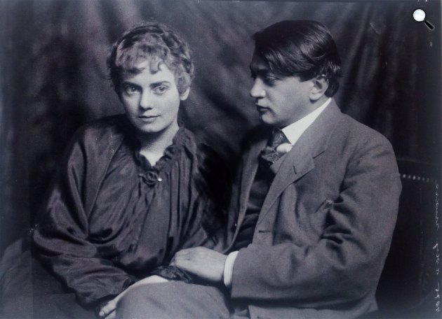 Ady Endre és Boncza Berta 'Csinszka', 1915 (Fotó: Székely Aladár / PIM)