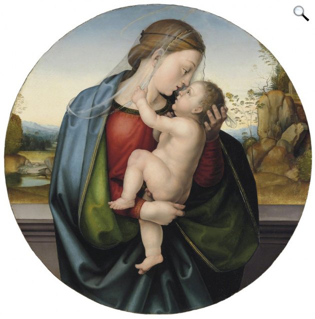 Fra Bartolomeo: Madonna és a gyermek, 1490s (Fotó: Wikiart)