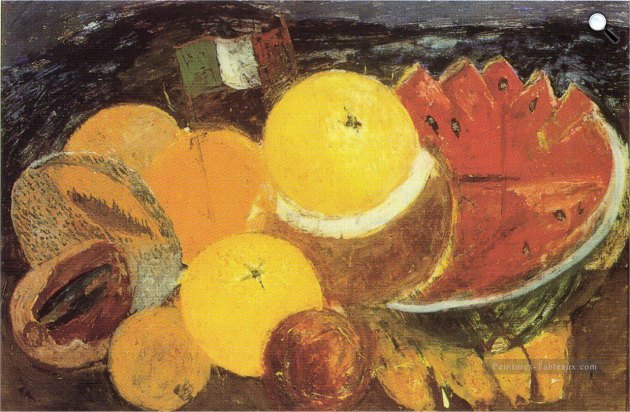 Frida Kahlo: Csendélet zászlóval, 1954 (Fotó: Wikiart)