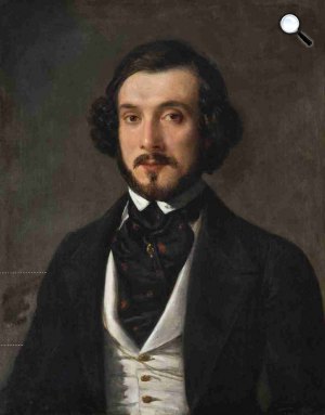 Natale Schiavoni: Gaetano Donizetti portréja (Fotó: Wikimédia) 